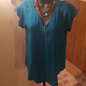 Express Teal top small